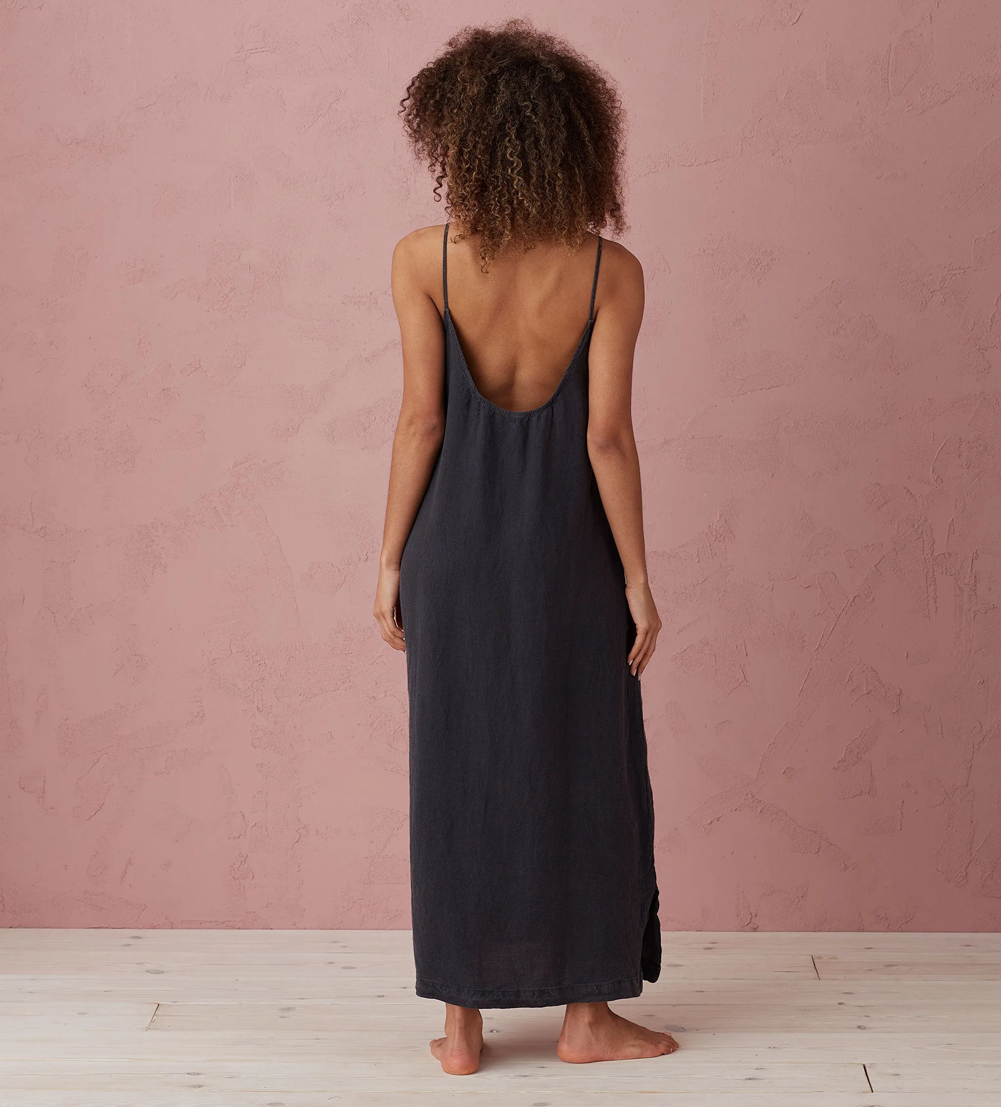 Graphite 100% Linen Nightwear