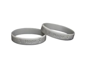 Gray Silicone Bracelets