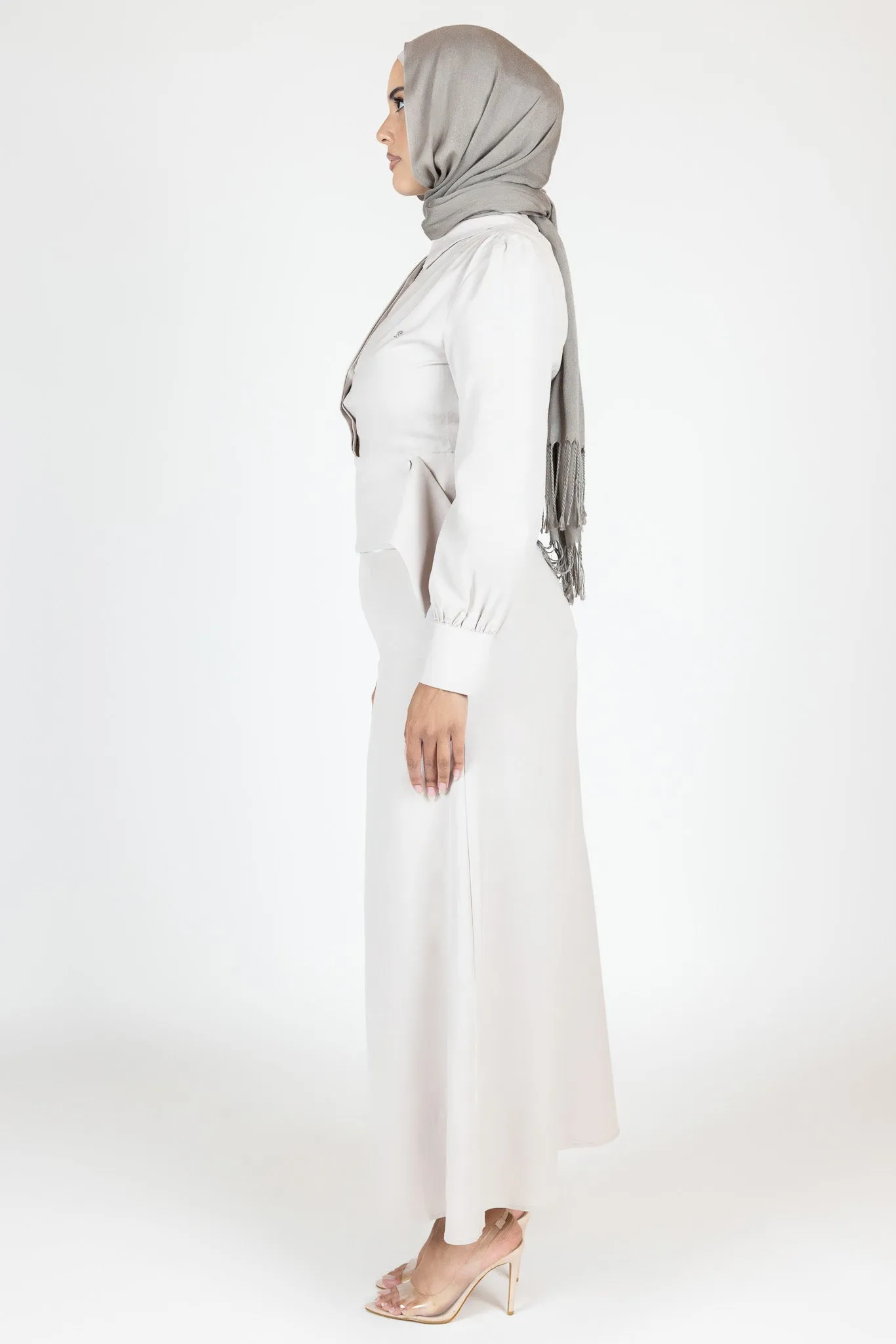 Jarita Detailed Linen Blouse