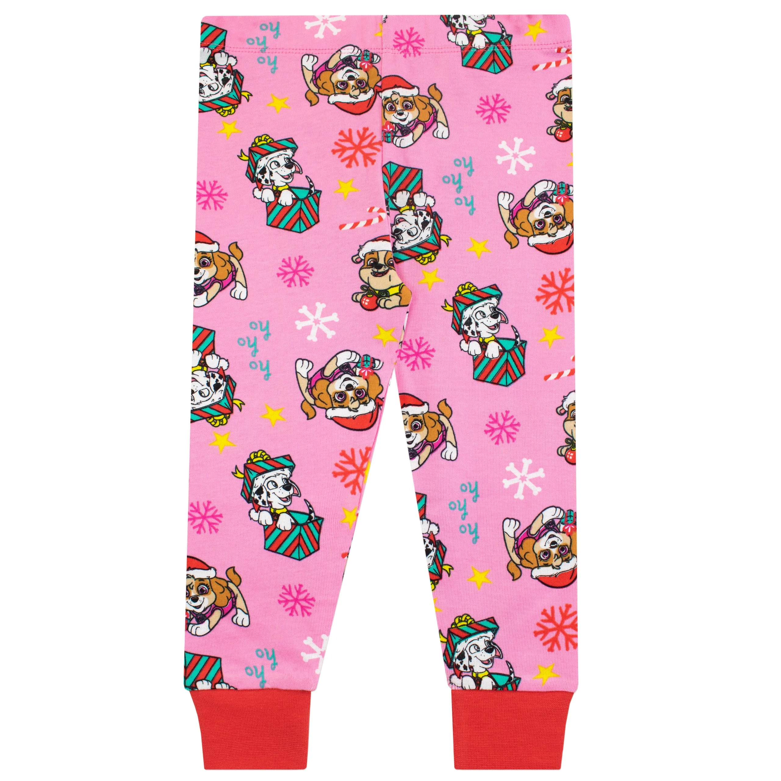 Kids PAW Patrol Christmas Snuggle Fit Pyjamas - Skye, Marshall, Rubble