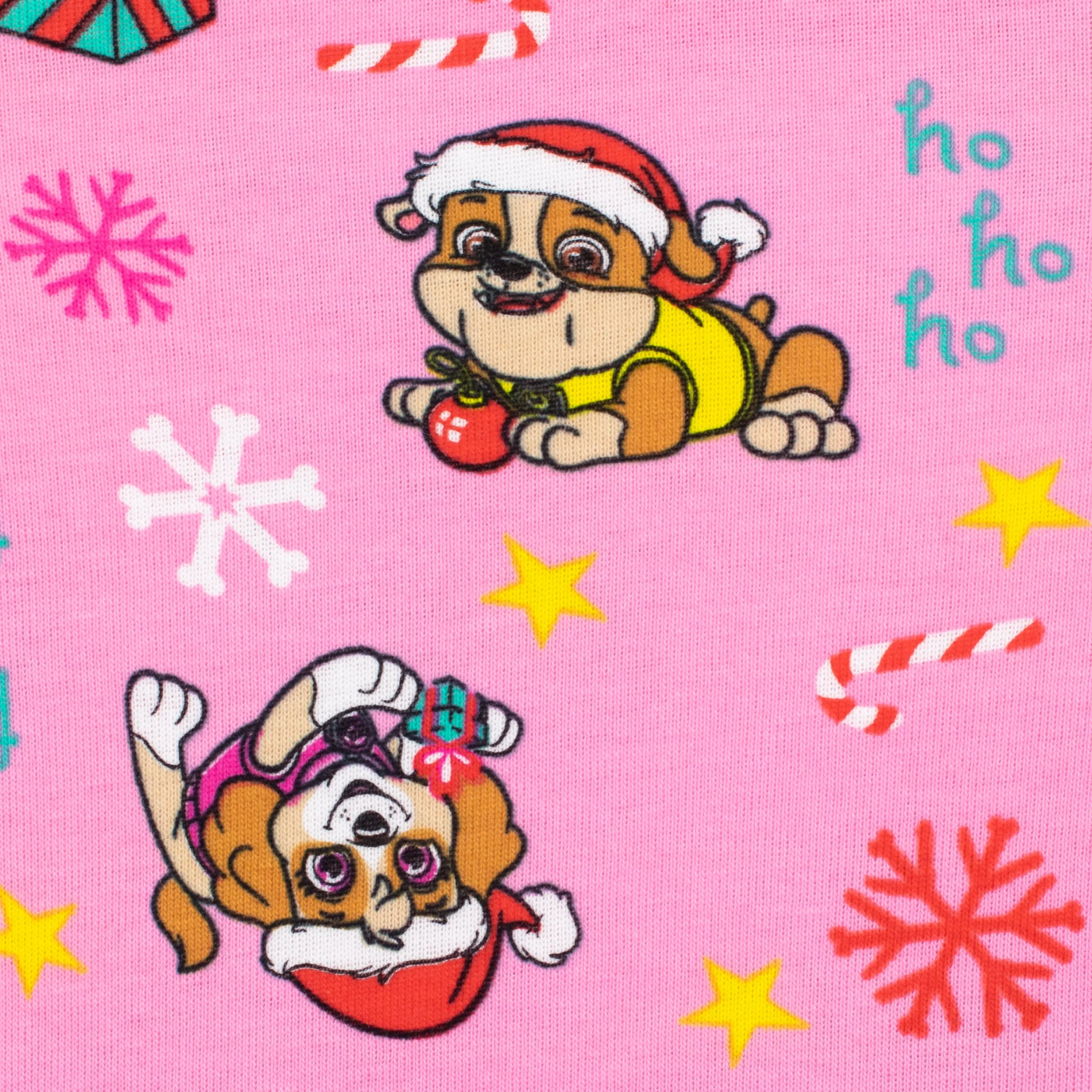 Kids PAW Patrol Christmas Snuggle Fit Pyjamas - Skye, Marshall, Rubble