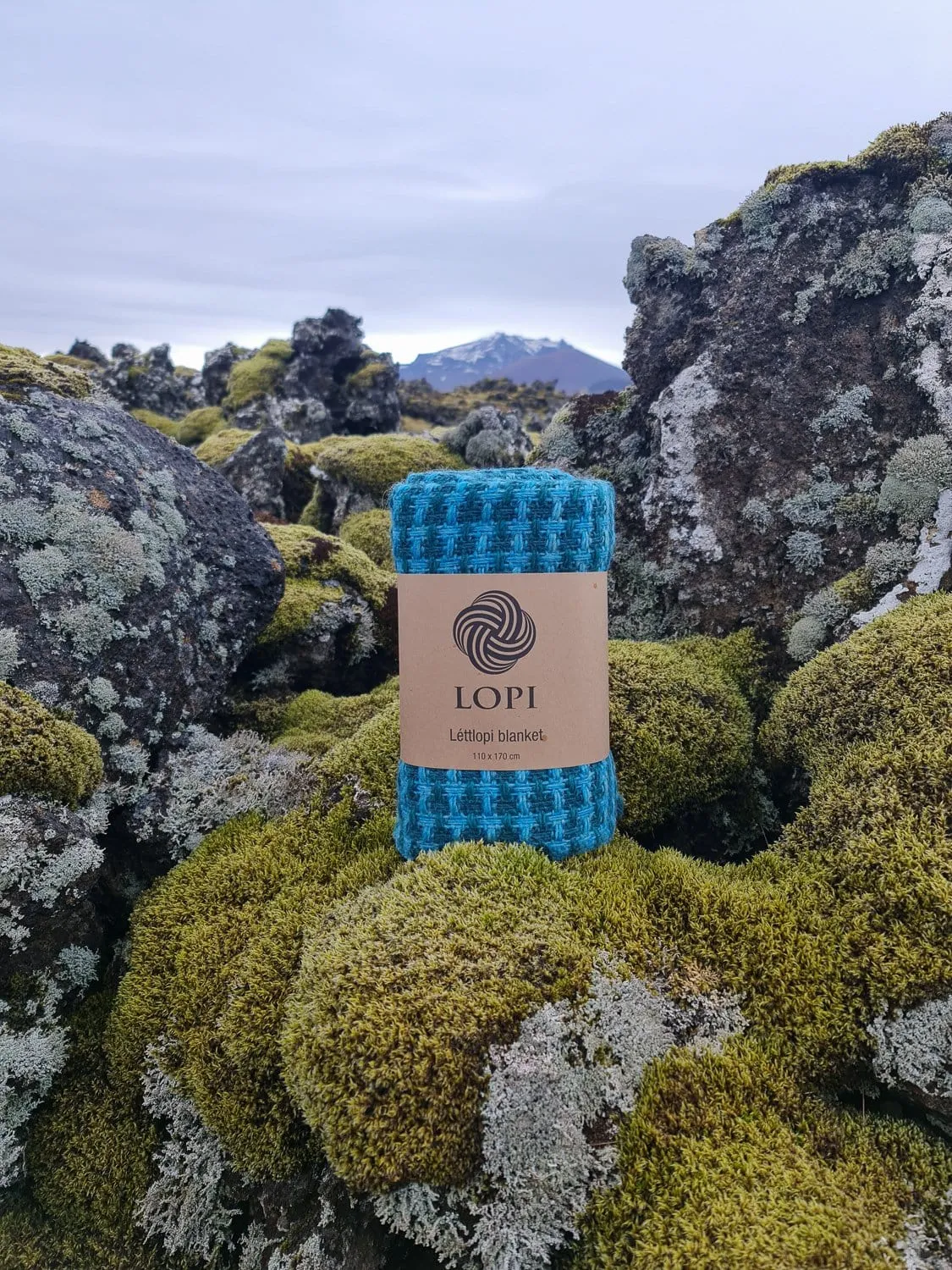 Léttlopi Wool Blanket - Glacier Blue