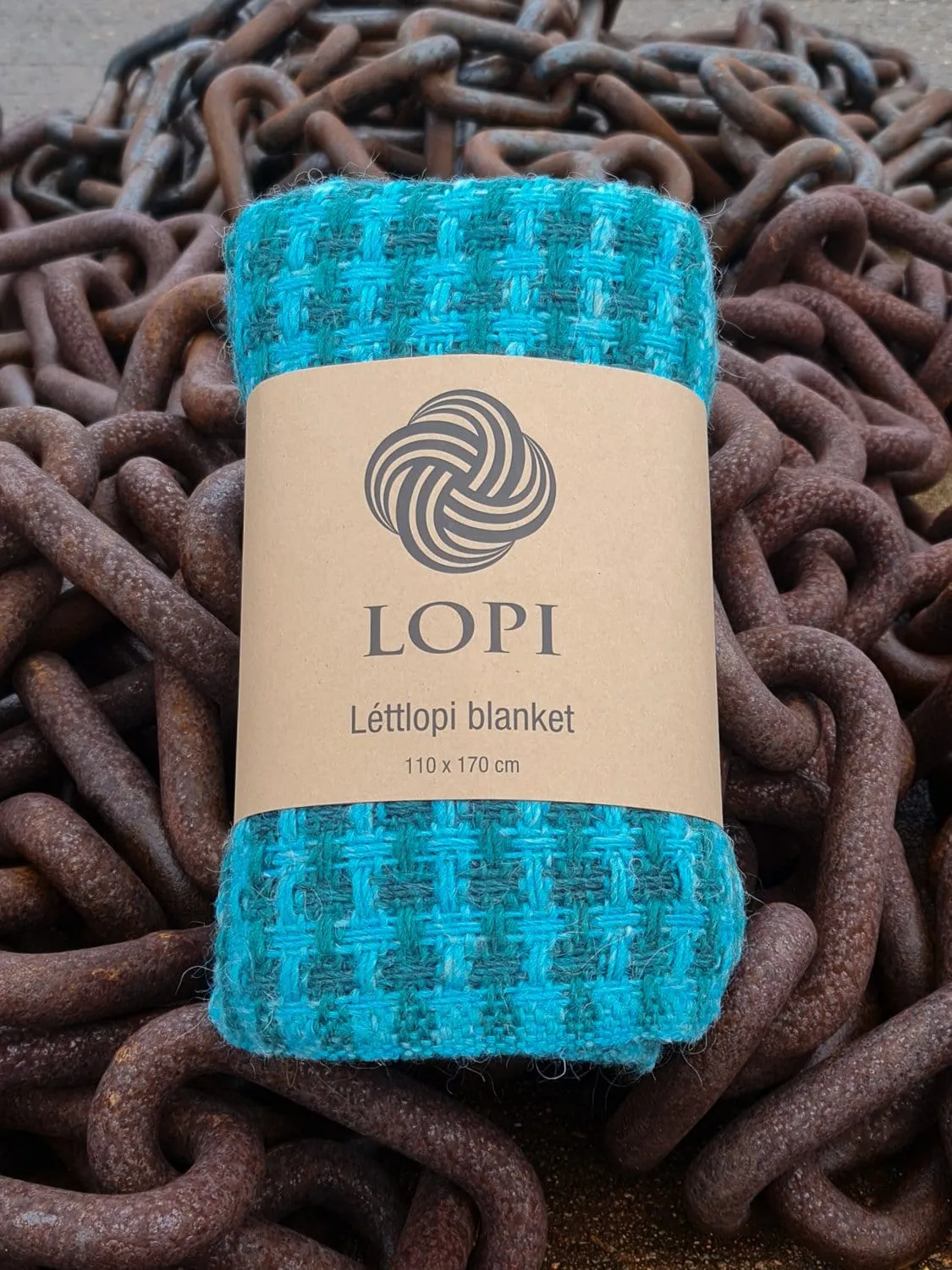 Léttlopi Wool Blanket - Glacier Blue