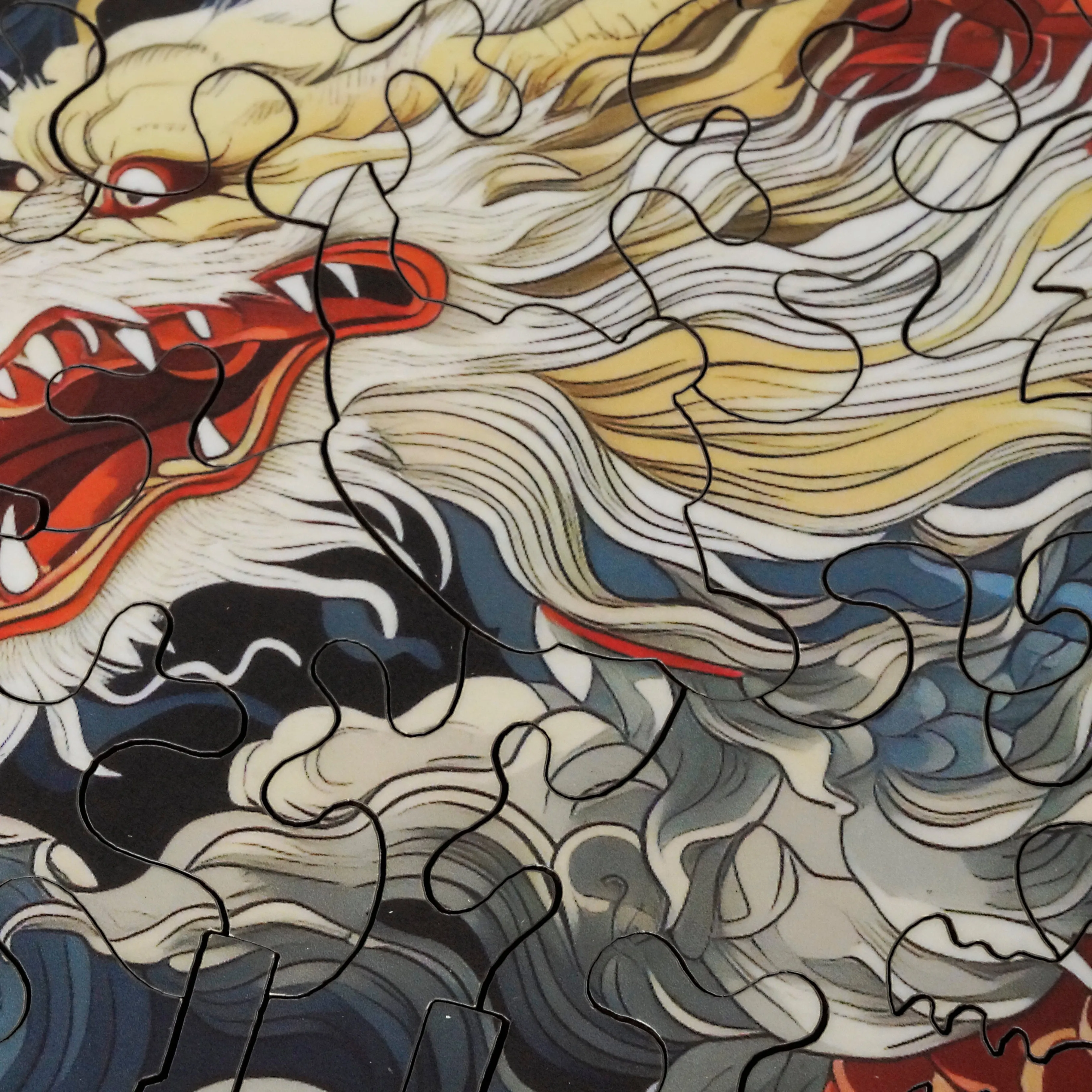 Lunar Dragon (50 Piece MINI Wooden Jigsaw Puzzle)