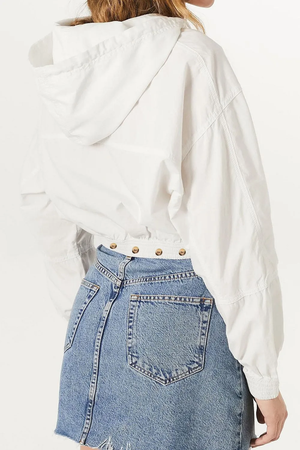 Mehodi White Crop Top