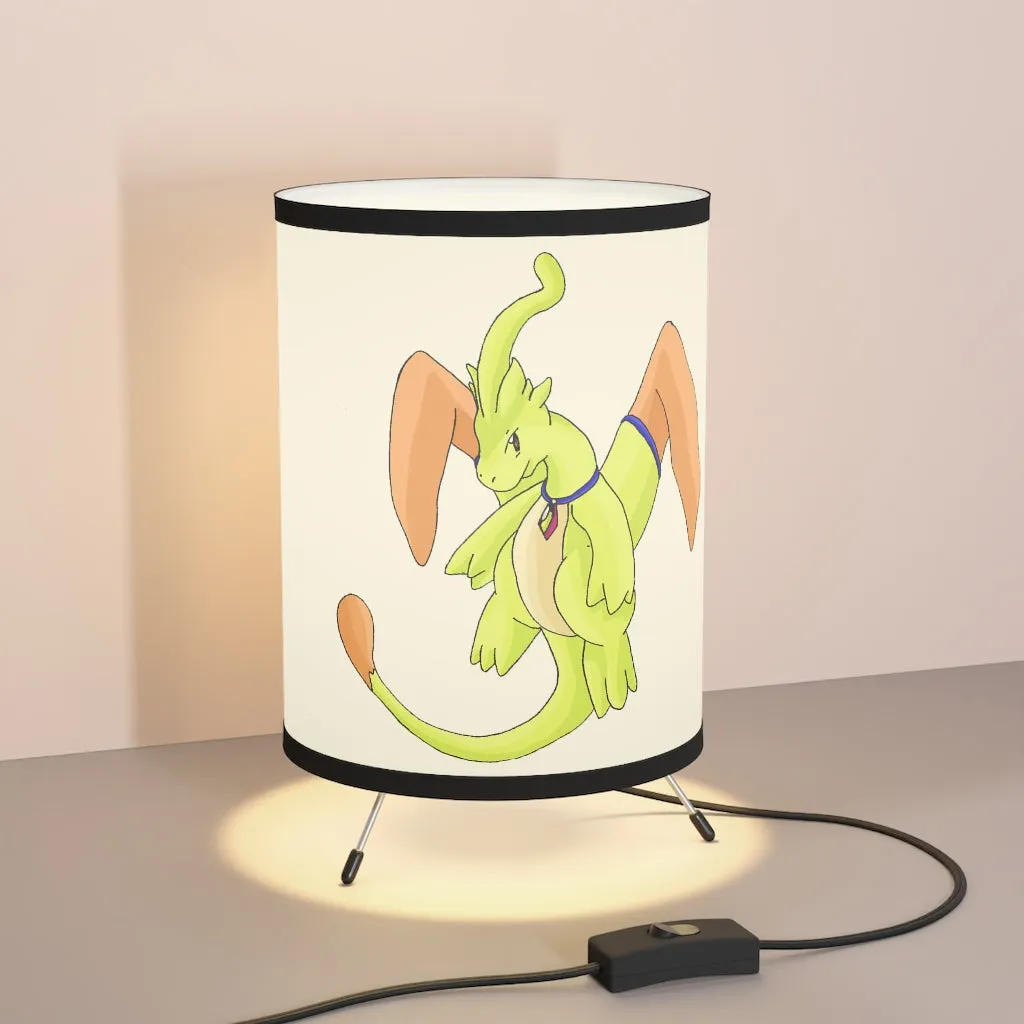 Mergilender Tripod Lamp with High-Res Printed Shade, US/CA plug