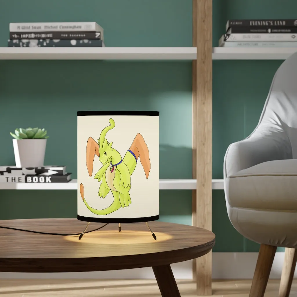 Mergilender Tripod Lamp with High-Res Printed Shade, US/CA plug