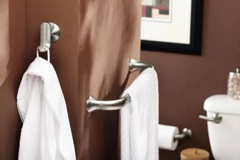 MOEN Fina brushed nickel single robe hook