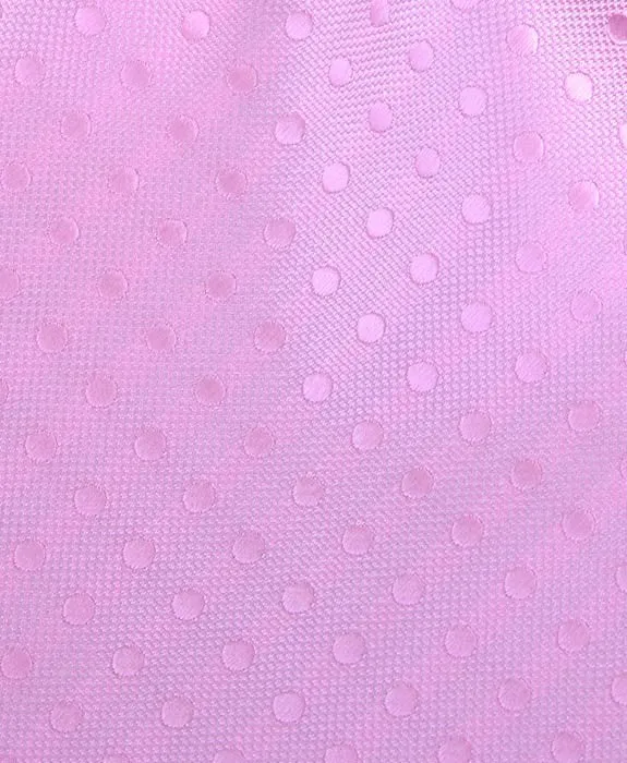 Pastel Pink Polka Dot Necktie