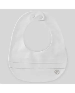 Paz Interlock Bib - White
