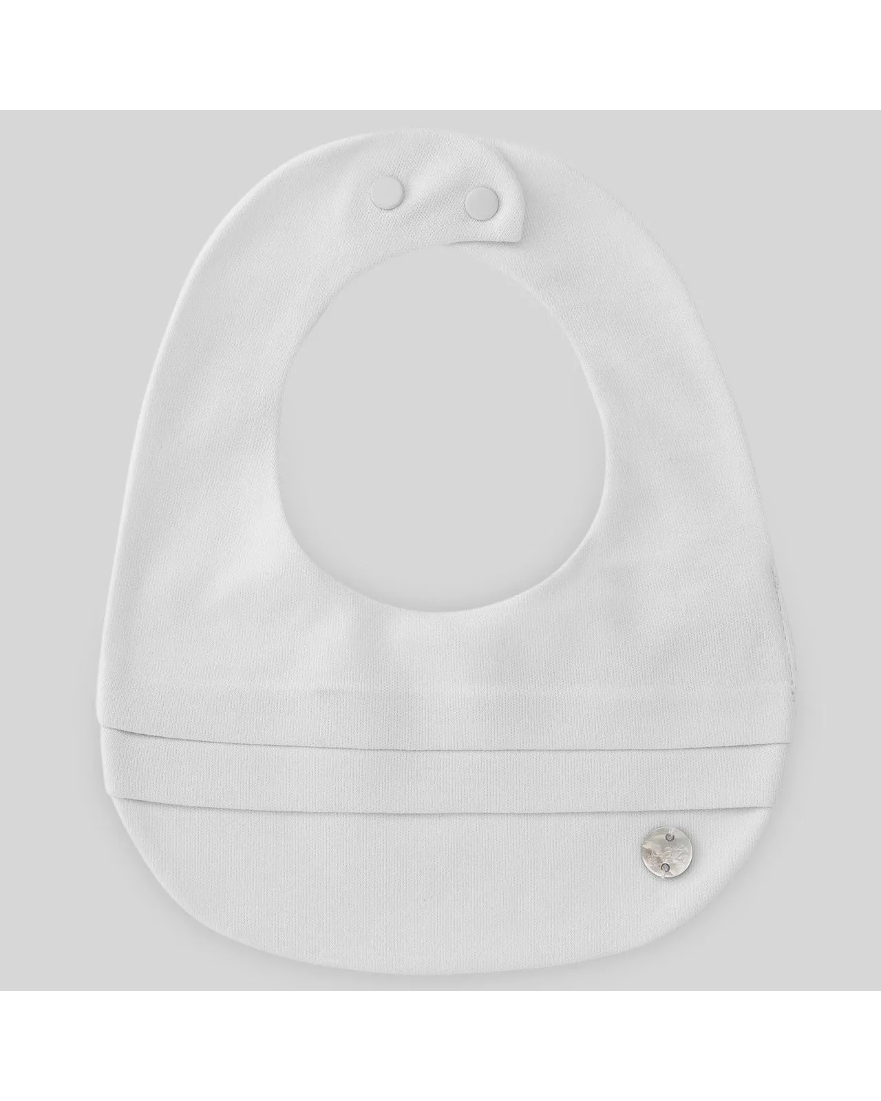 Paz Interlock Bib - White