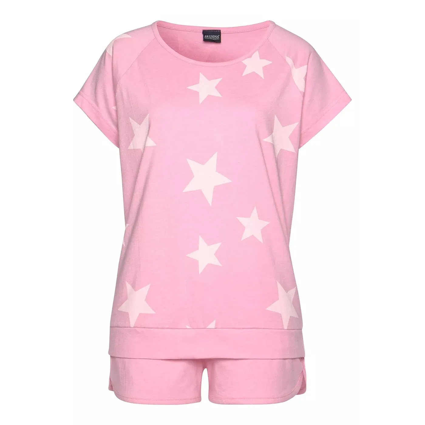 Pink Star Printed Nightwear Set