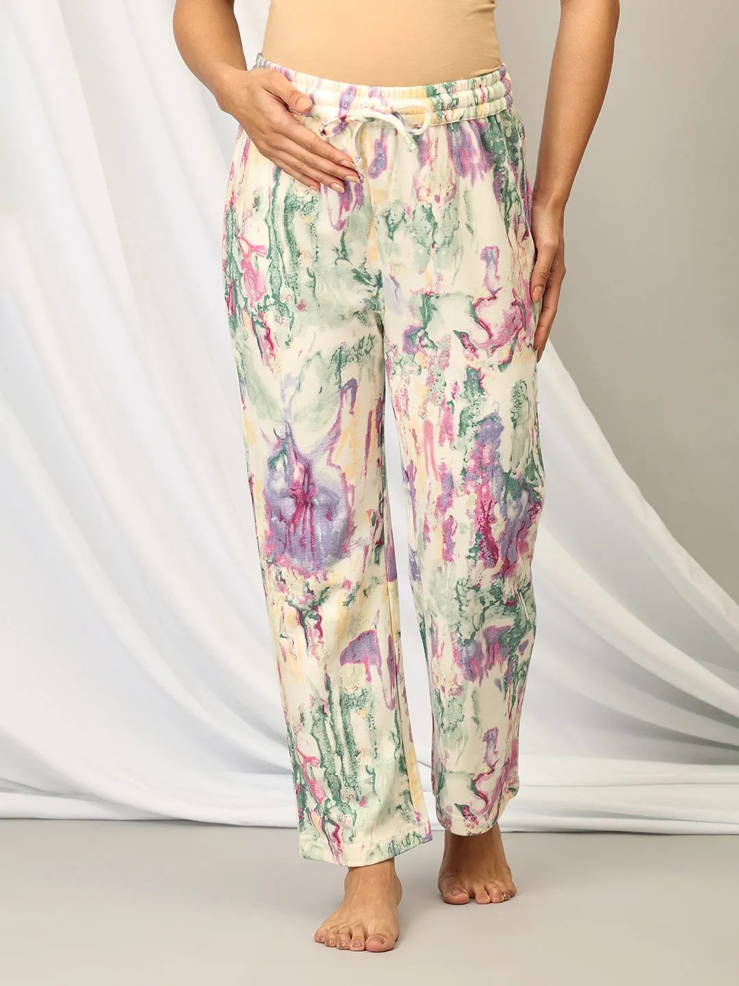 Pop Palette Maternity and Nursing Sweatshirt Co-ord Set