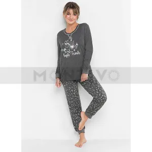 Printed Charcoal Nightsuit