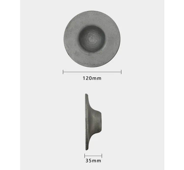 Rustic Round Door Handle 4.8"