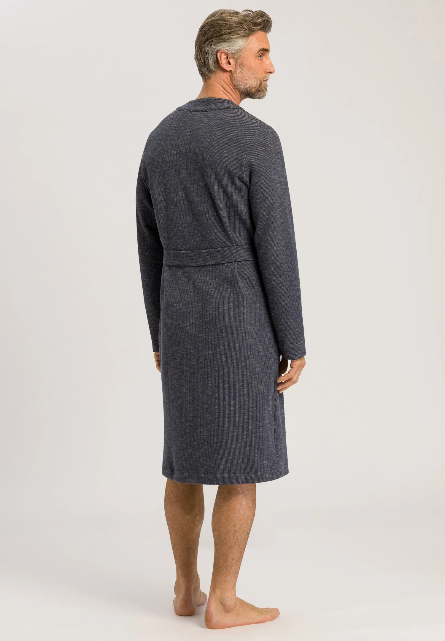 Smartwear Robe | Blue Striped Melange 75891-2398