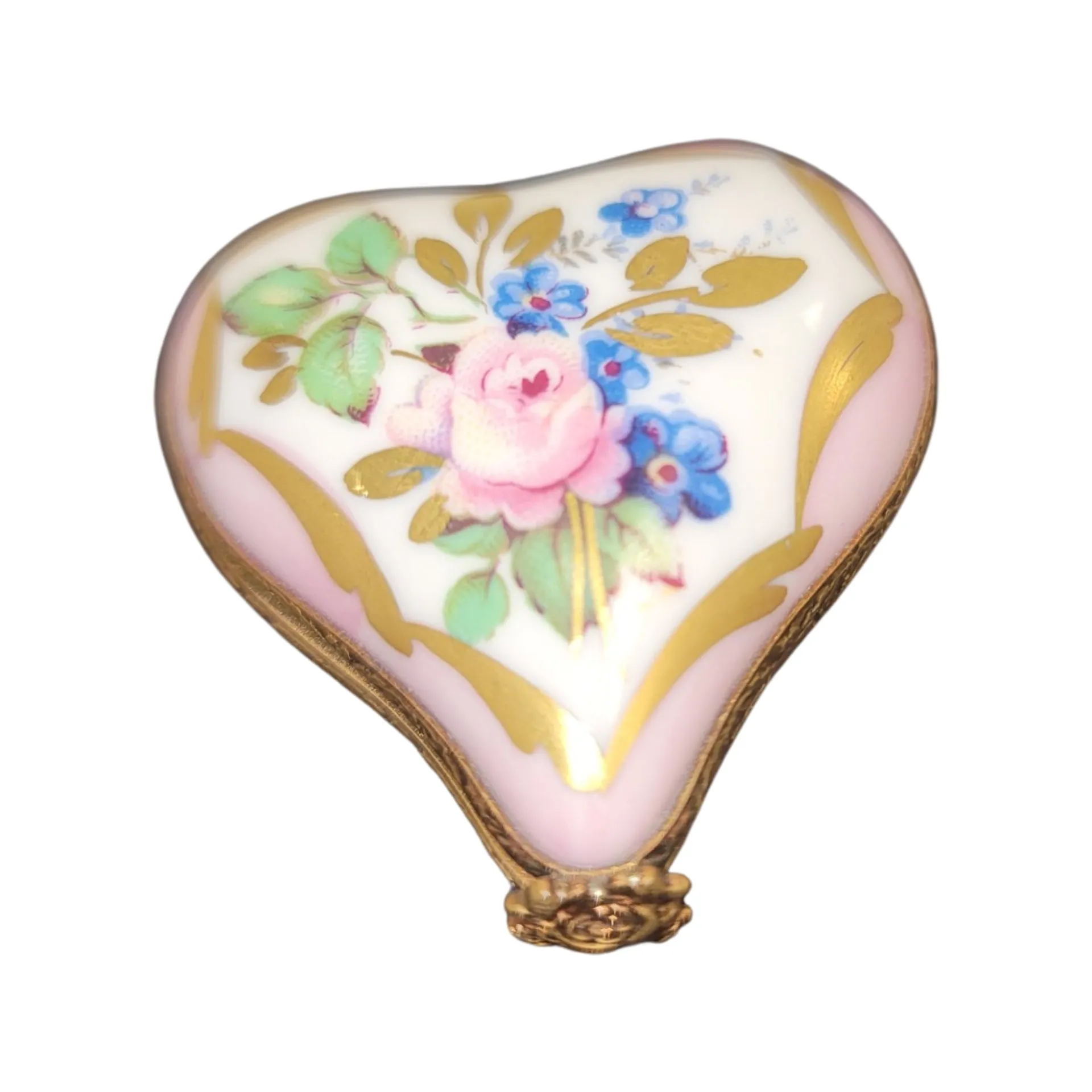 Soft Pink Heart Flowers