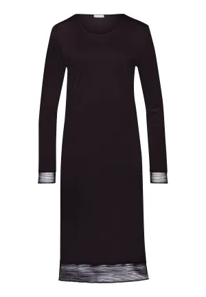 Sophie Lace Trim Cotton Nightgown | Dark Acai 74878-1478