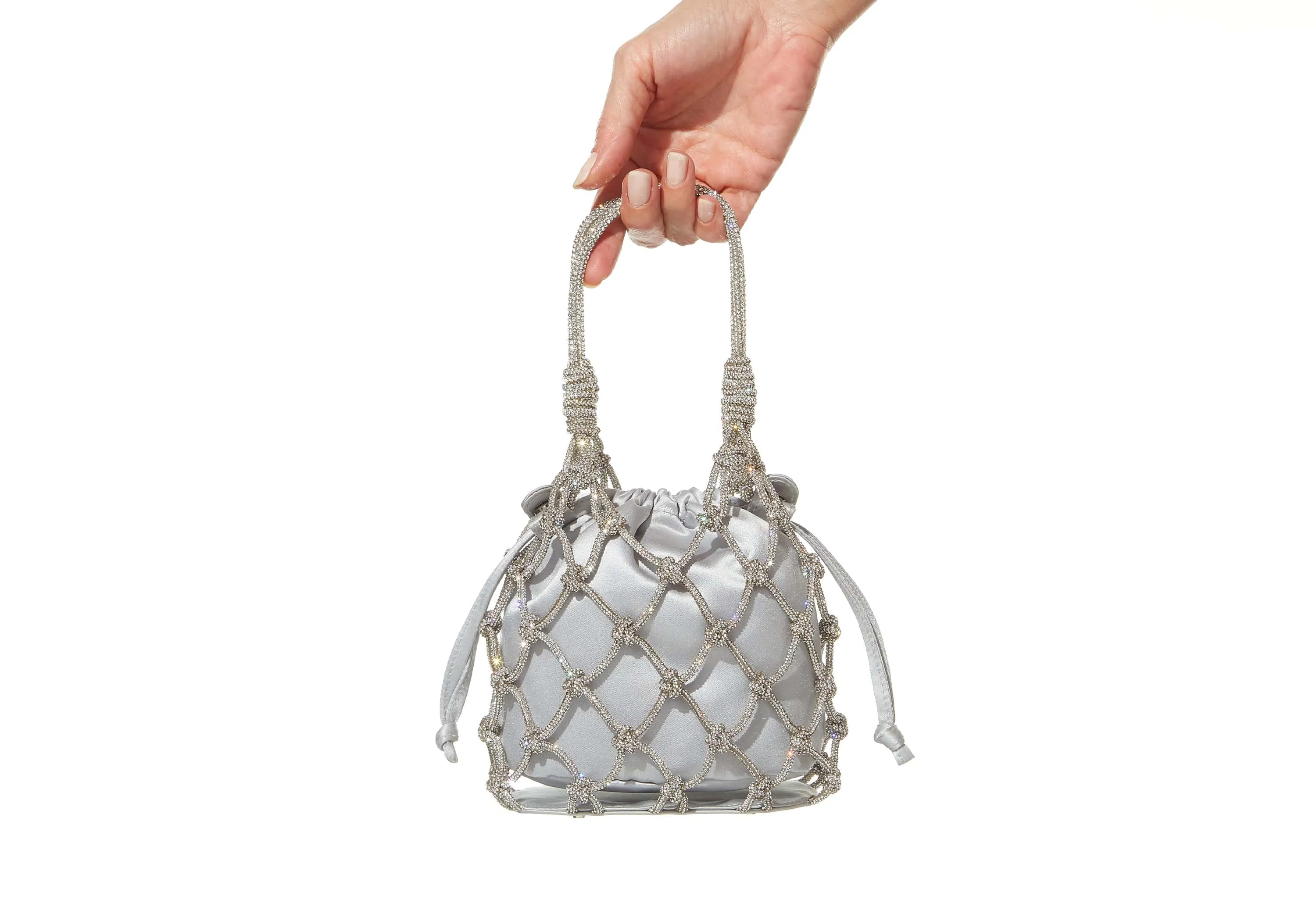 Sparkle Net Pouch Silver