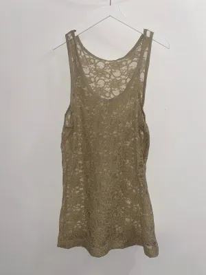 TANK in LACE | Tan | Sample Sale