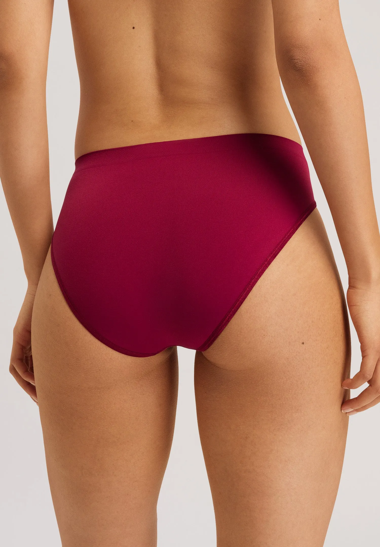 Touch Feeling Hi Cut Brief | Intense Garnet 71812-2406