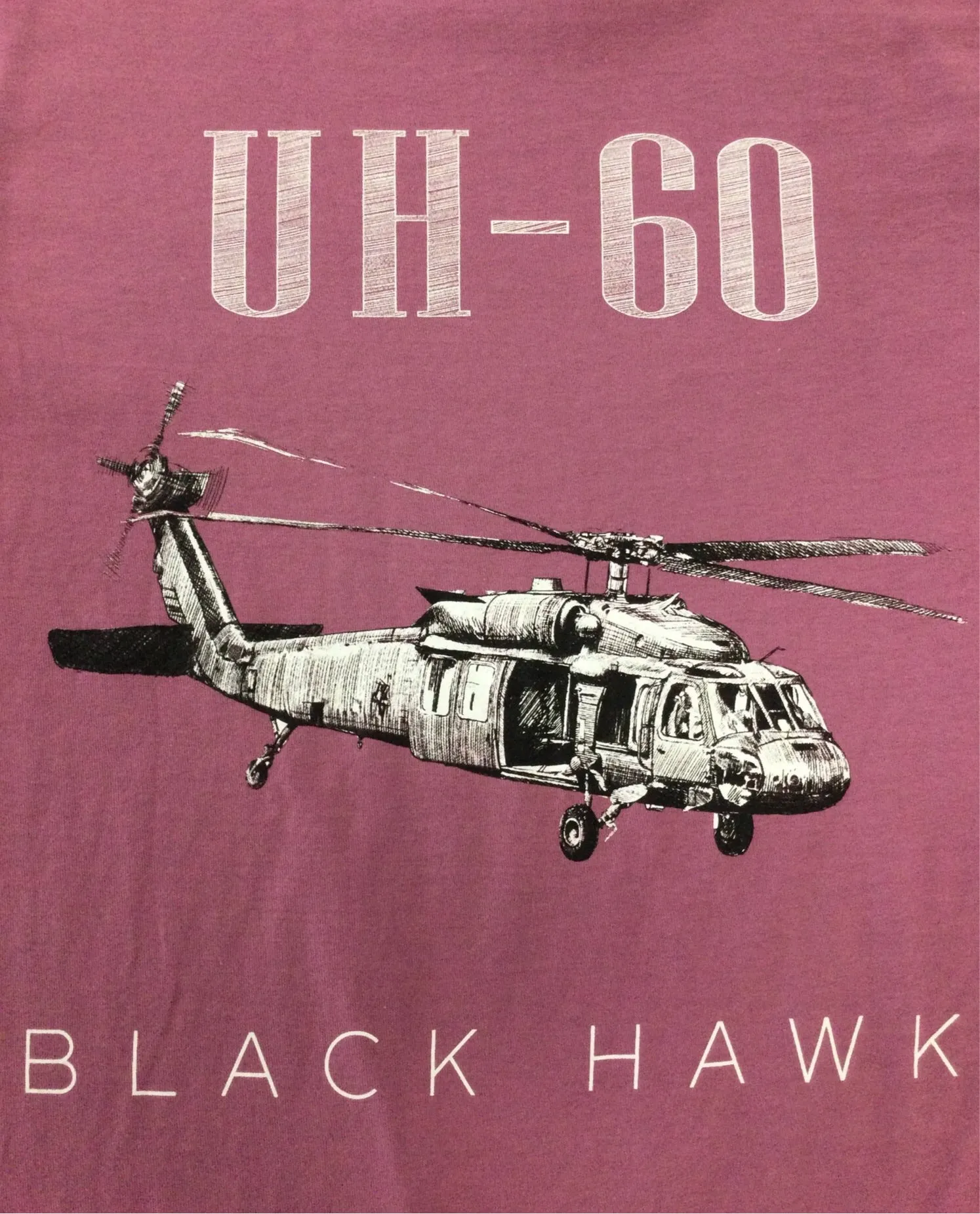 UH-60 Black Hawk Sketch2 T-shirt