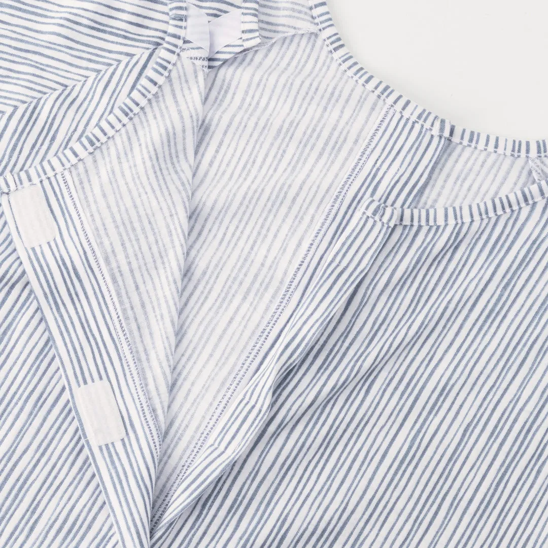 Universal Labor & Delivery Gown | Pinstripe