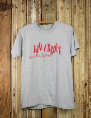 Vintage Kid Creole and the Coconuts Concert T Shirt 80s Gray Medium