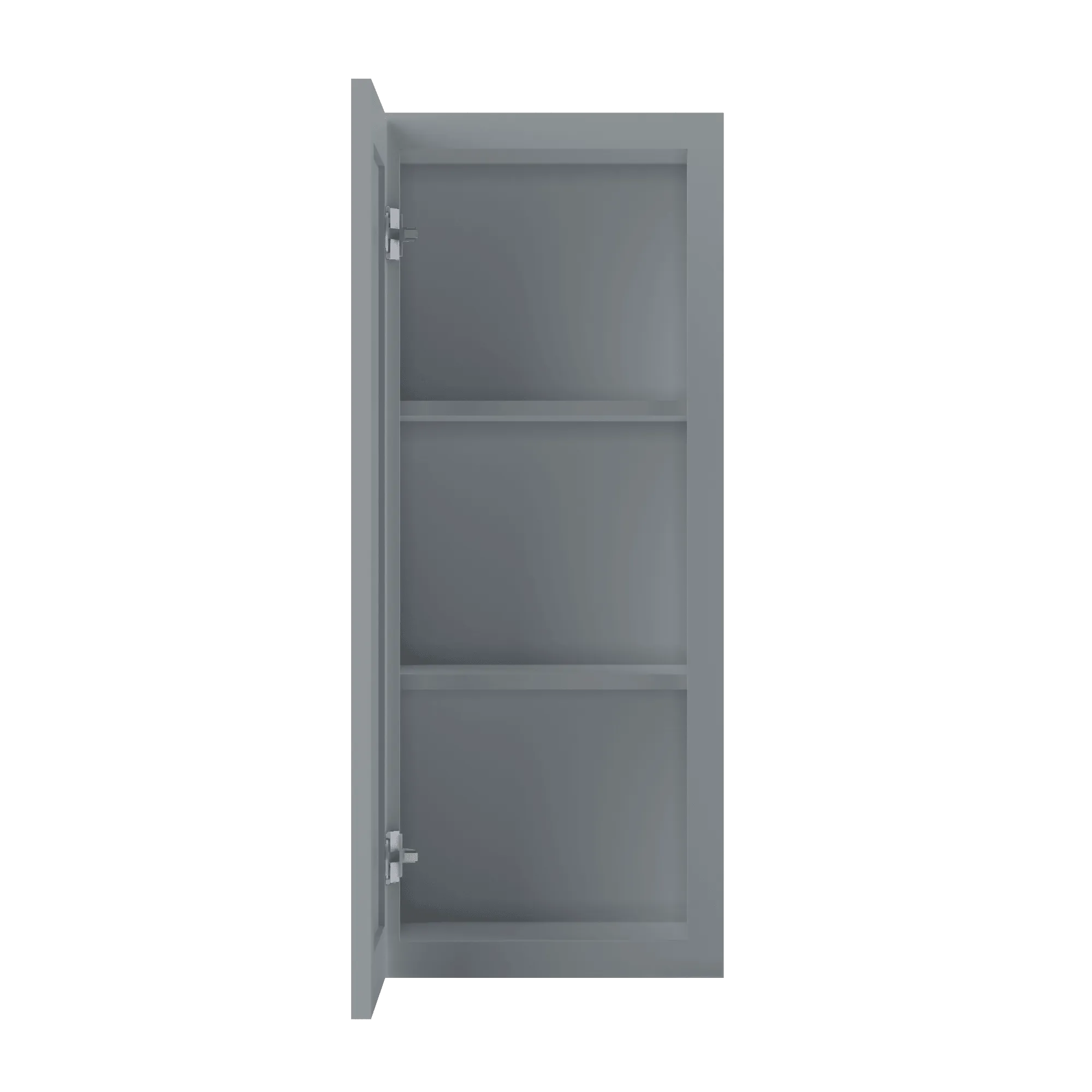 Wall Kitchen Cabinet W1536 Colonial Gray LessCare 15 in. width 36 in. height 12 in. depth