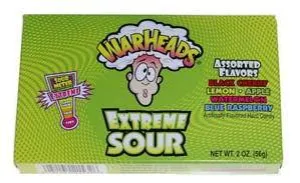 Warheads - Extreme Sour Candy Concession Box