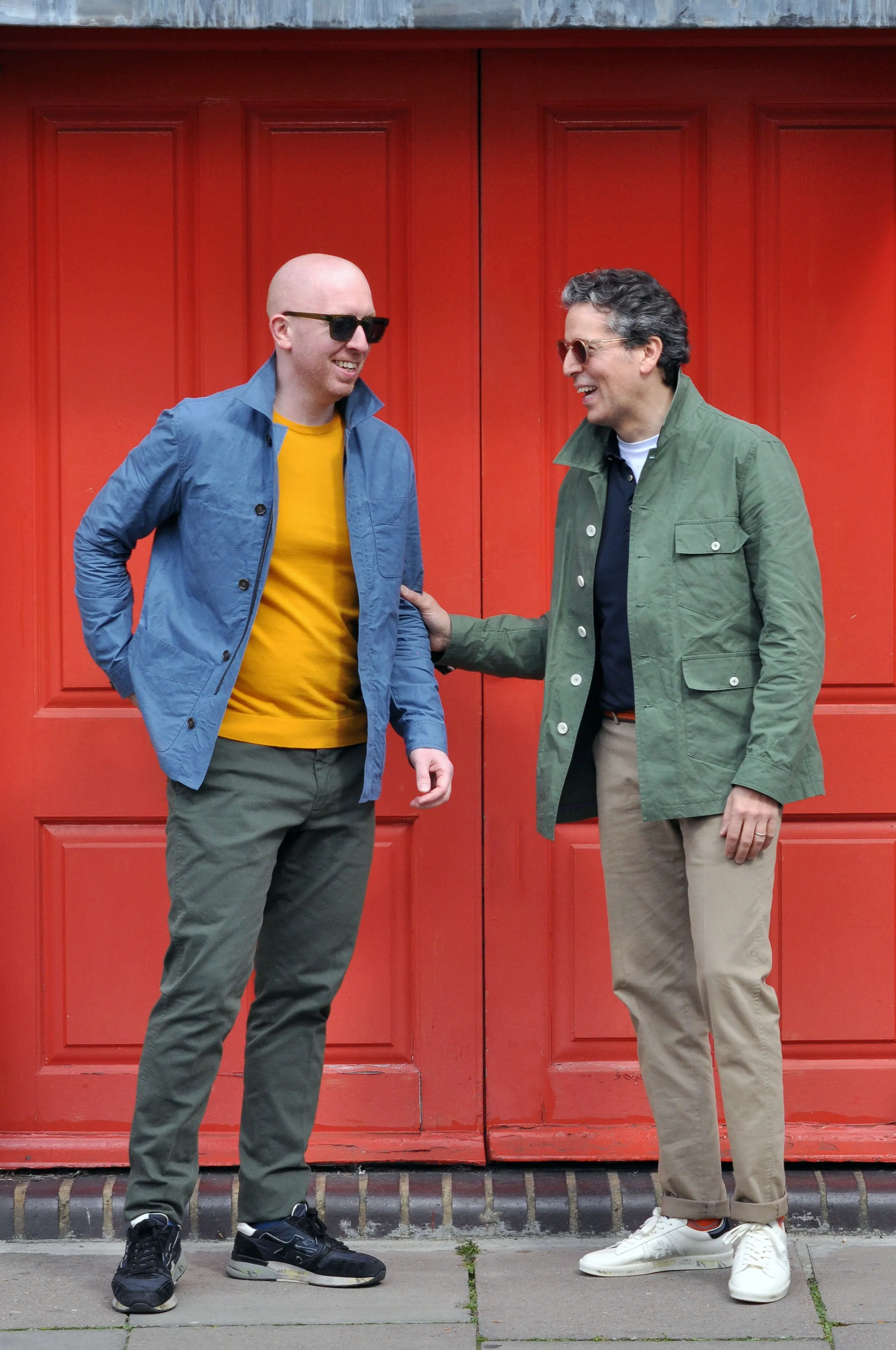 Wax Cotton Light Jacket in Blue