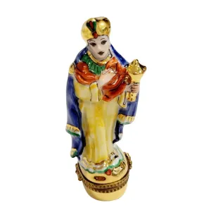 Wiseman 1 Nativity Gold Bottom