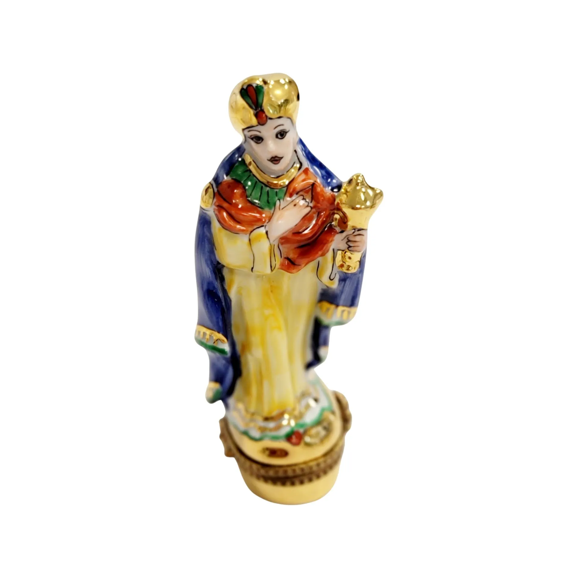 Wiseman 1 Nativity Gold Bottom